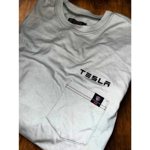 Tyndale Tesla Work Shirt NWT 2X Gray Arc Rated Flame Resistant USA - Picture 3 of 10